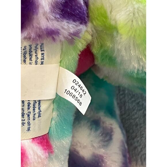 Build a Bear Workshop Rainbow Leopard Apatosaurus Plush Sound Dinosaur 18in - Picture 7 of 7